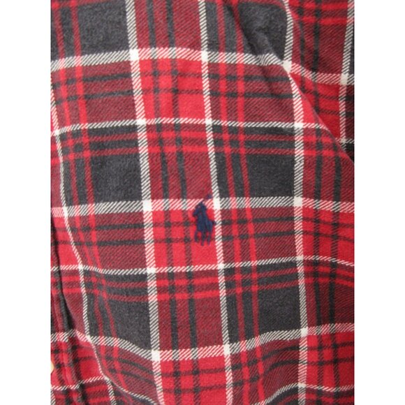 Ralph Lauren Shirt XL Flannel Button Down Plaid Heavy Preppy Classic * - Picture 4 of 11